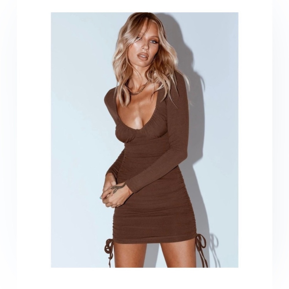 NWT Princess Polly Neive Long Sleeve Mini Dress
size 0